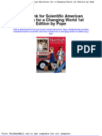 Test Bank For Scientific American Nutrition For A Changing World 1st Edition by Pope