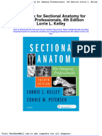 Test Bank For Sectional Anatomy For Imaging Professionals 4th Edition Lorrie L Kelley