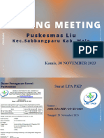 Opening Meeting Survei Pusk - Liu