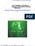 Test Bank For Sedation A Guide To Patient Management 6th Edition Stanley Malamed