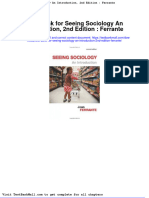 Test Bank For Seeing Sociology An Introduction 2nd Edition Ferrante