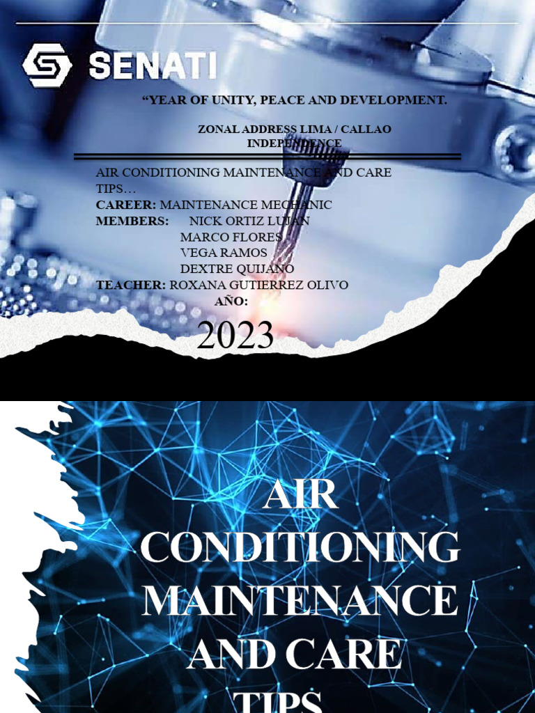 Air Conditioner Maintenance Tips 2023 | PDF | Air Conditioning | Thermostat