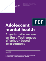 Adolescent Mental Health Report