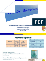 Unidad I Bioestadística Clase 1 Conceptos Básicos