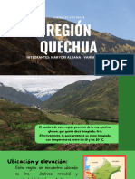 REGIÓN QUECHUA - Sociales