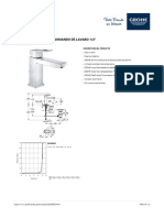 Caño Bajo Grohe Eurocube