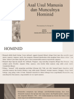 Asal Usul Manusia Dan Munculnya Hominid-1