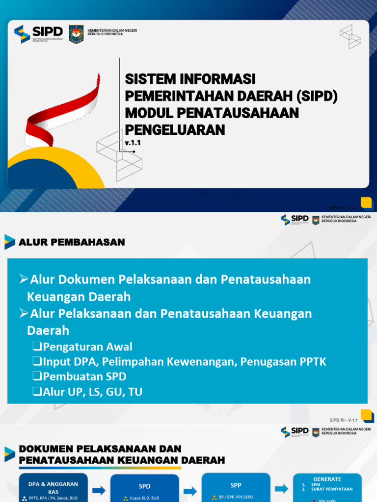 Modul Penatausahaan Keuangan SIPD RI | PDF