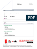 Itinerary QZKQ5S