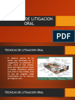 TECNICAS DE LITIGACION ORAL - Presentacion Final