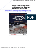 Solution Manual For Government and Not For Profit Accounting Concepts and Practices 7th Edition