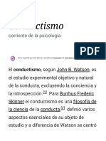 Conductismo - Wikipedia, La Enciclopedia Libre