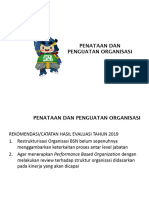 Penataan Dan Penguatan Organisasi