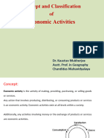 Economic Activities Concept and Classification