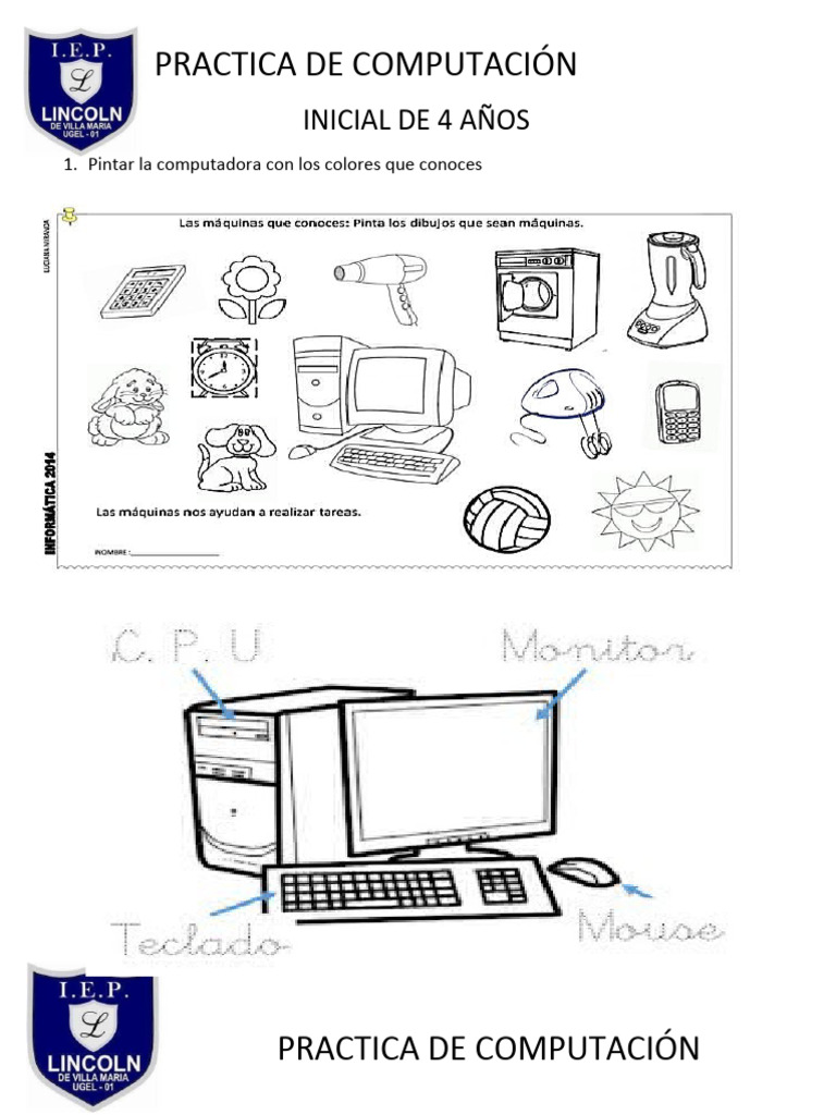 Practica de Inicial Computación | PDF | Arte