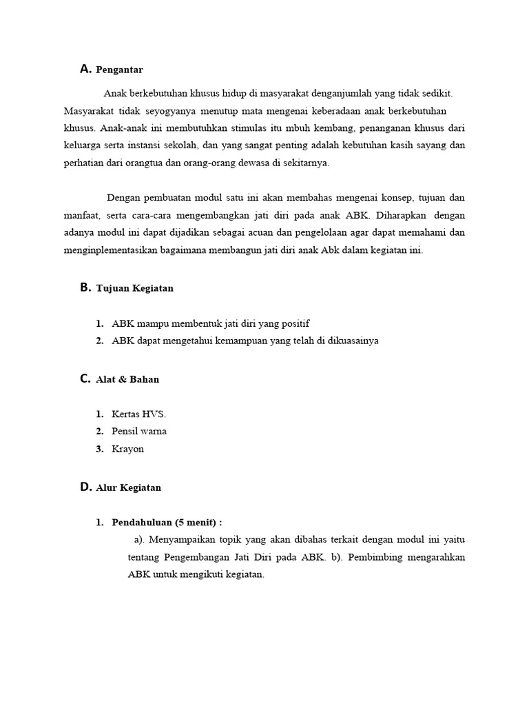 Modul 1 Inklusif | PDF | Karier & Perkembangan