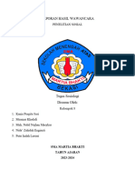 Laporan Hasil Wawancara Revisi