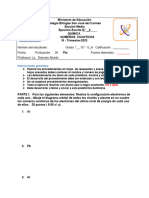 Ejercicio Escrito 2 Química - 10 II Trimestre g Isotopos - Copia