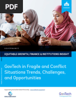 Govtech in Fragile and Conflict Situations Trends, Challenges, and 0pportunities