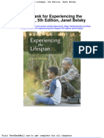 Test Bank For Experiencing The Lifespan 5th Edition Janet Belsky