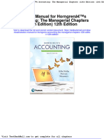 Solution Manual For Horngrens Accounting The Managerial Chapters 12th Edition 12th Edition