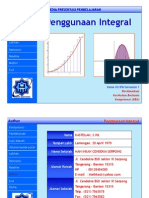 Penggunaan Integral