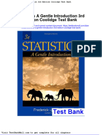 Statistics A Gentle Introduction 3rd Edition Coolidge Test Bank