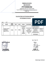 Evaluasi Dan Tindak Lanjut Dari Umpan Balik (April 2023)