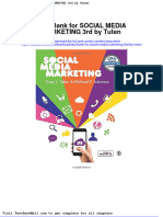 Test Bank For Social Media Marketing 3rd by Tuten