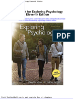 Test Bank For Exploring Psychology Eleventh Edition