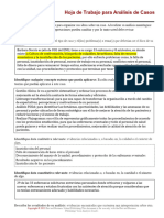 Hoja de Trabajo para Análisis de Casos