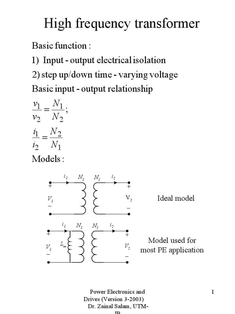 Flyback DC DC Converter | PDF | Power Electronics | Inductor