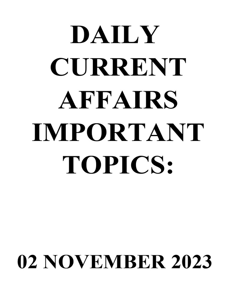 02 november 2023 important topics download free pdf israel