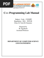 C++ Lab