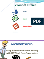 Microsoft Office WOrd Excel PP