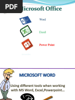 Microsoft Office WOrd Excel PP