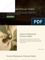 Pelaksanaan Putusan Hakim