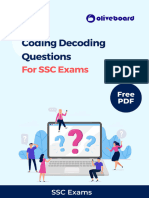 Coding Decoding For SSC Exams