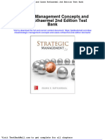 Strategic Management Concepts and Cases Rothaermel 2nd Edition Test Bank