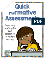 Quick Formative Assessments