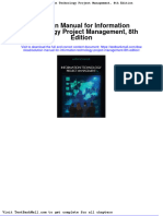 Solution Manual For Information Technology Project Management 8th Edition