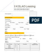 4.0 2 Kkls - Application For Employment - 1130