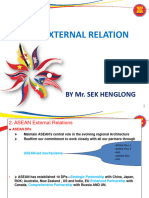 Asean External Relation