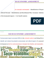 Baseline Monitoring of Socio Economic Environment