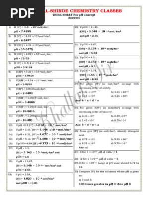Work-Sheet-pH-and-pOH-answers