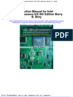 Solution Manual For Intel Microprocessors 8 e 8th Edition Barry B Brey
