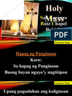 September 25, 2022 Sunday Mass