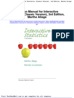 Solution Manual For Interactive Statistics Classic Version 3rd Edition Martha Aliaga