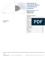 Simulation Roof 6 (Temperature-Pressure) - Static 1-5