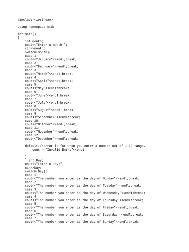 Enter A Month And Day Code PDF
